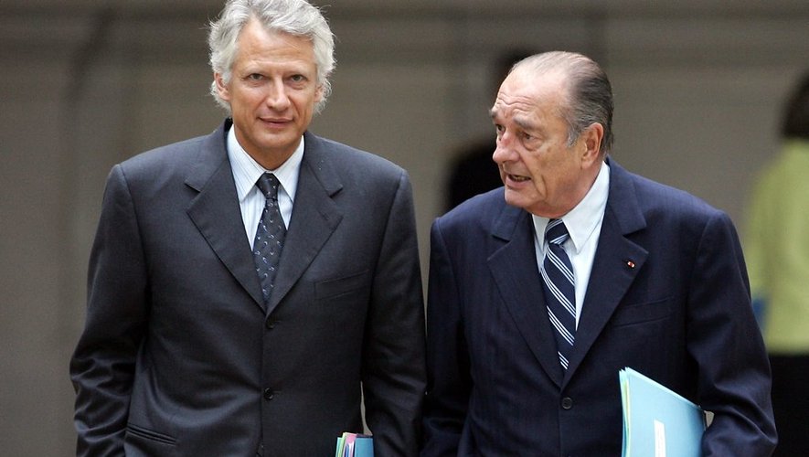 Jacques Chirac et Dominique de Villepin