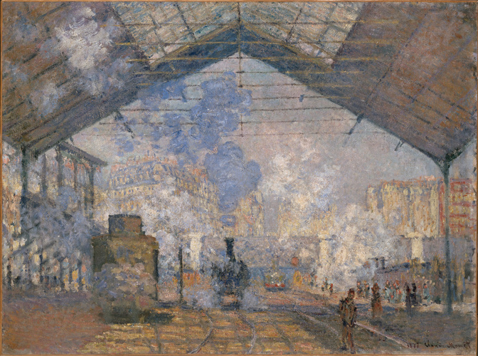 Crédit : Claude Monet, La gare Saint-Lazare, 1877