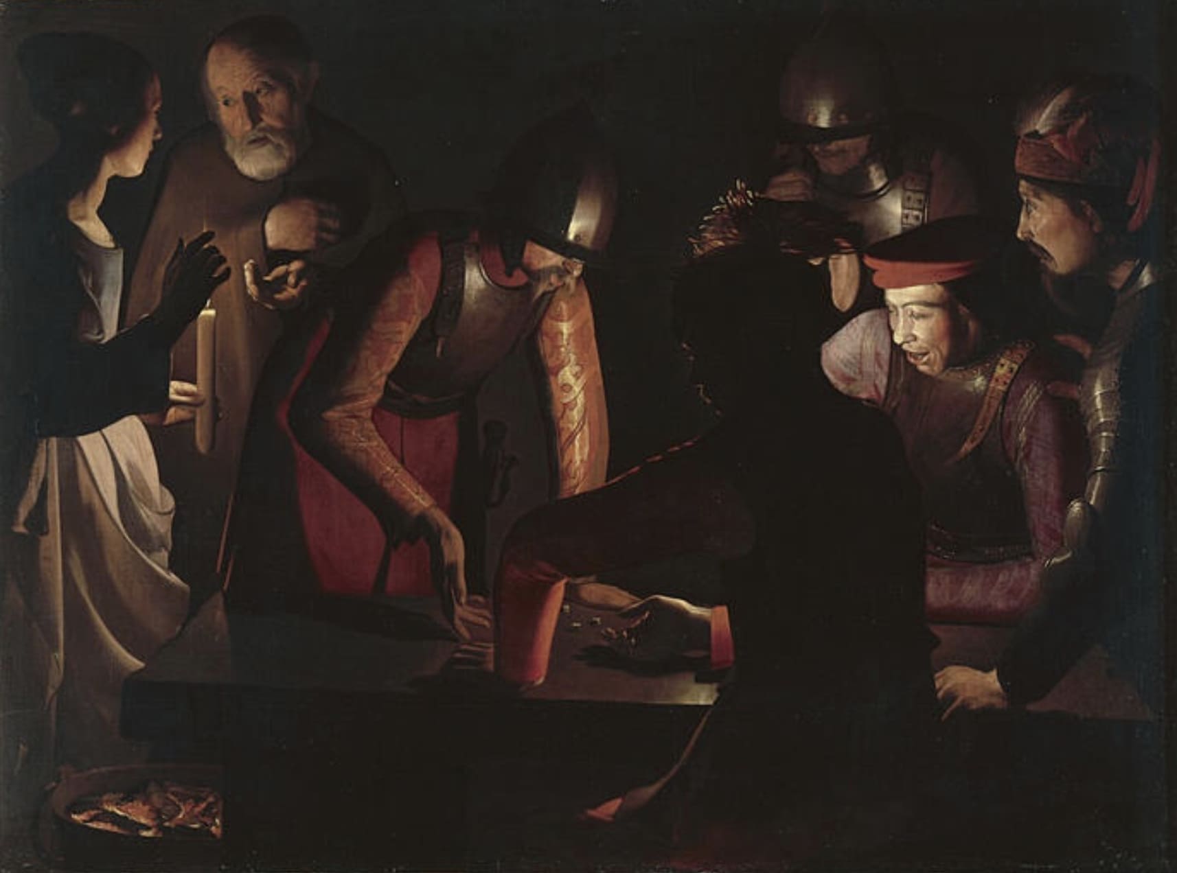 Le reniement de Saint-Pierre, 1650, Georges de La Tour