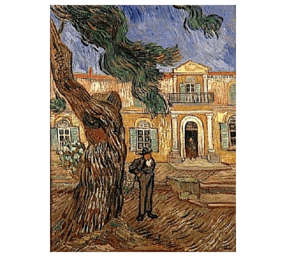 Vincent Van Gogh, L'hôpital Saint-Paul à Saint-Rémy, 1889